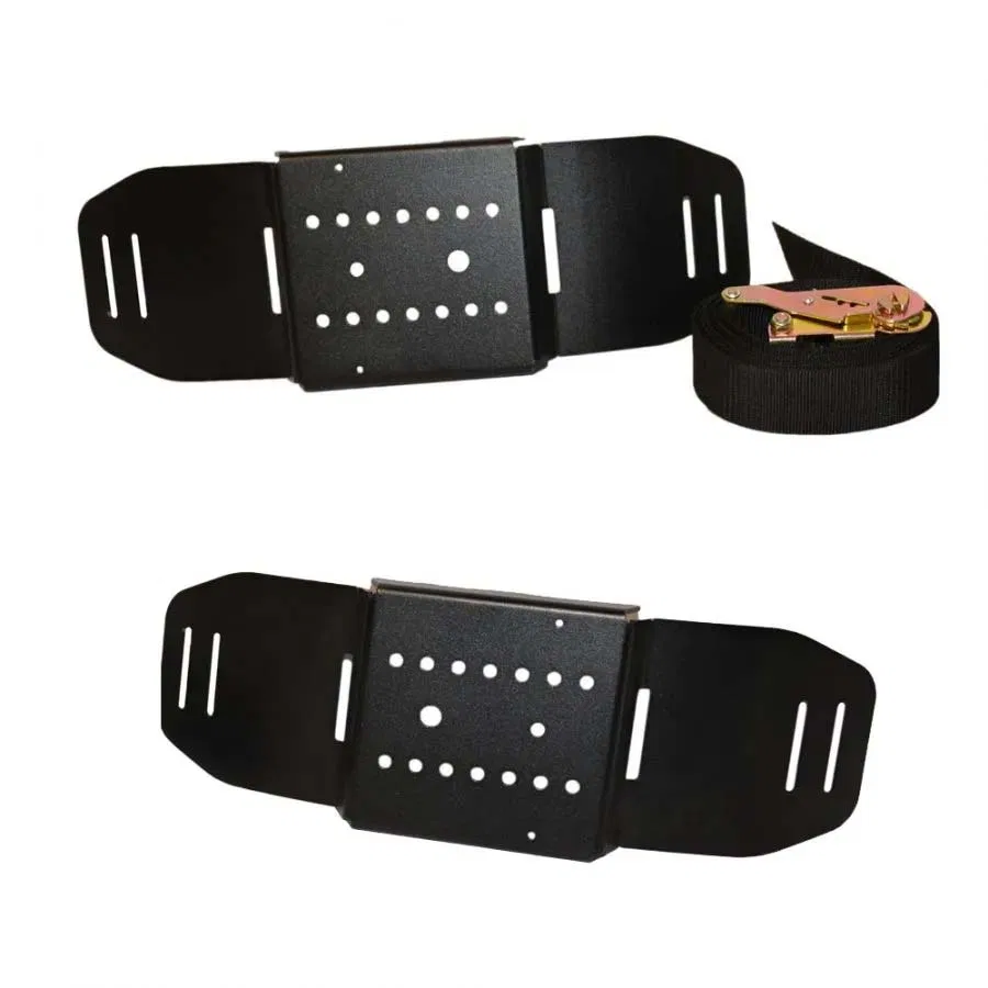 AC-TR-102S – ROCK SLIDE Spare Tire Accessory Mount, Use To Store Additional Fuel Or Accessories Powder Coated Texture...